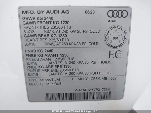 2023 AUDI Q5 quattro Premium — I19