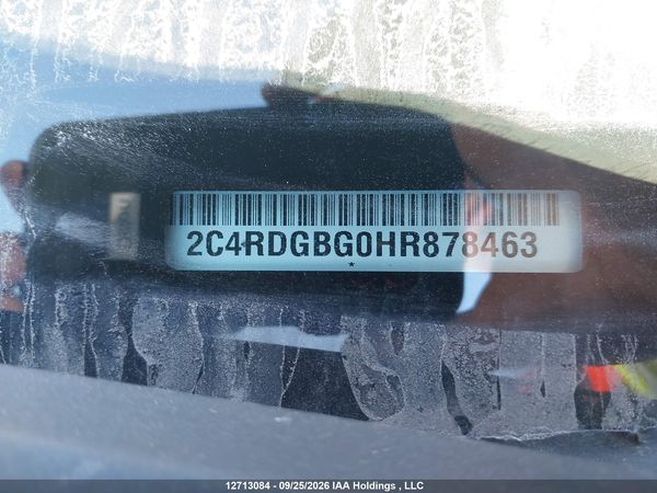 2017 DODGE GRAND CARAVAN CVP/SXT — I19