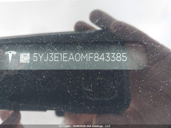 2021 TESLA MODEL 3 — I19