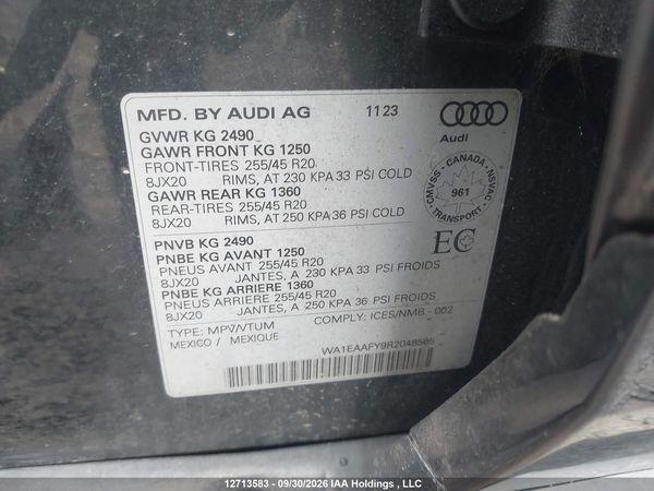 2024 AUDI Q5 PROGRESSIV — I9
