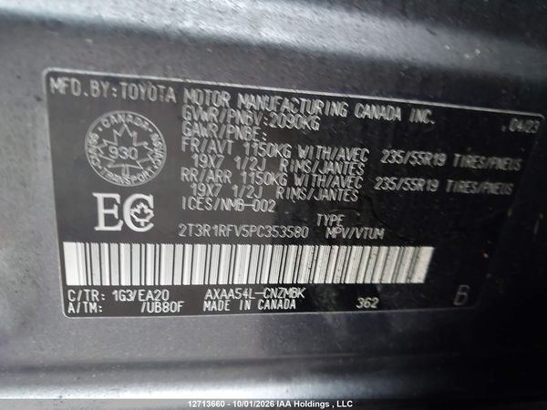 2023 TOYOTA RAV4 — I9