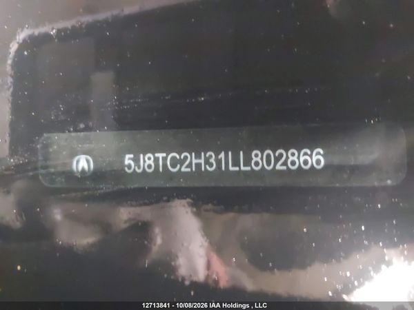 2020 ACURA RDX TECH — I20