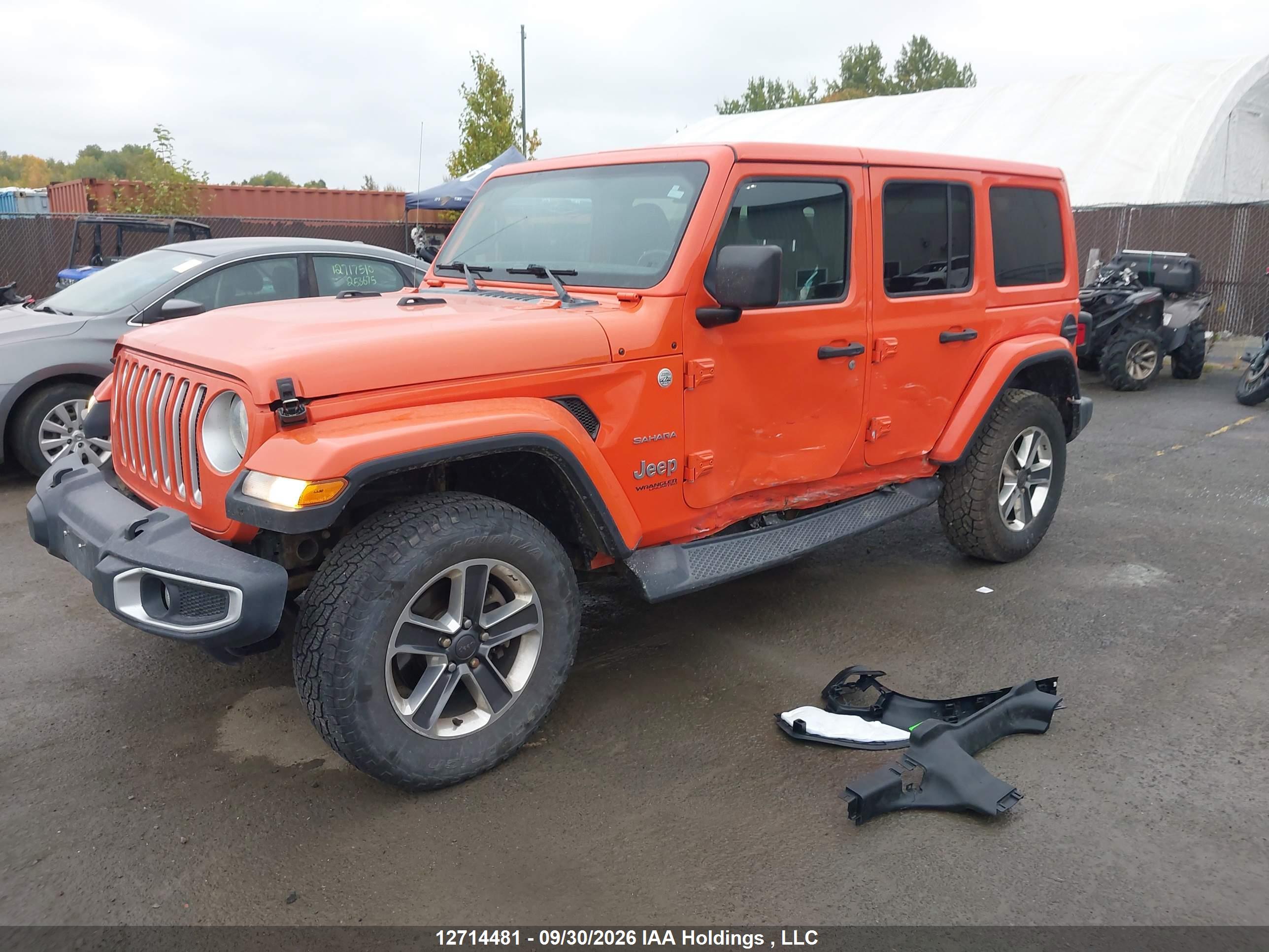 2019 JEEP WRANGLER UNLIMITED SAHARA — I2