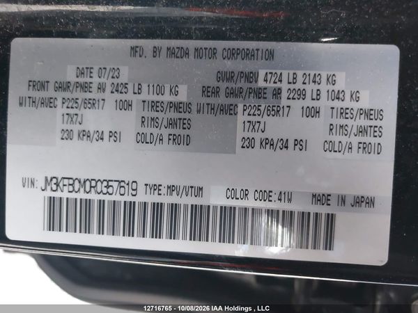 2024 MAZDA CX-5 GS/KURO — I9