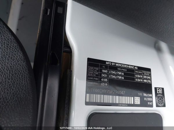 2025 MERCEDES-BENZ SPRINTER 2500 907 (VS30) — I9
