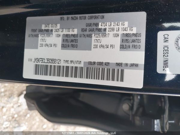 2025 MAZDA CX-5 PREFERRED — I9