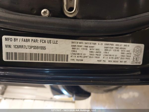 2023 RAM 1500 CLASSIC SLT — I19
