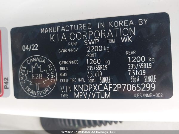 2023 KIA SPORTAGE — I9