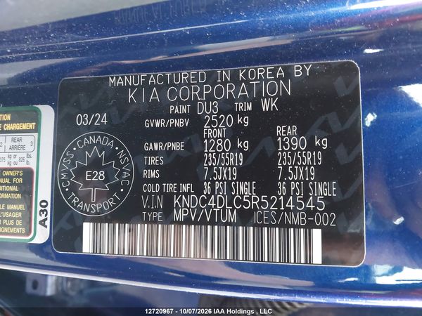 2024 KIA EV6 — I18