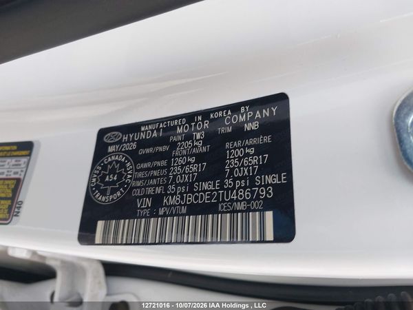 2026 HYUNDAI TUCSON SEL — I9