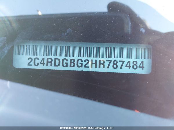 2017 DODGE GRAND CARAVAN SE — I20