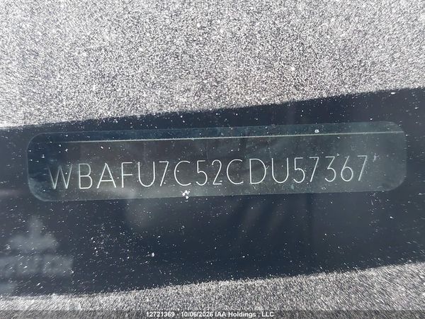 2012 BMW 535I XDRIVE — I19
