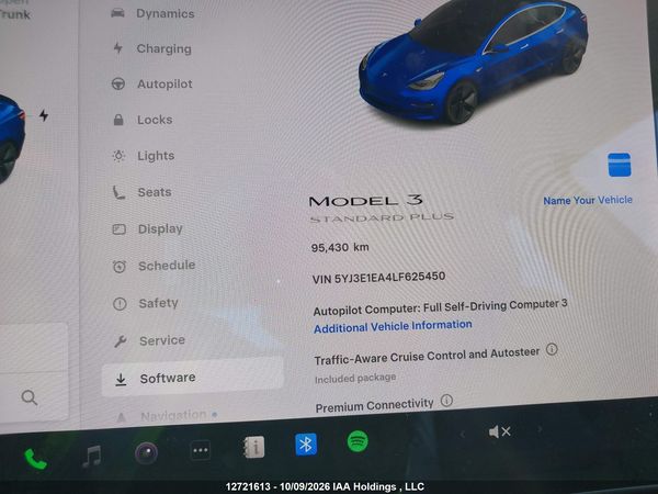 2020 TESLA MODEL 3 — I15