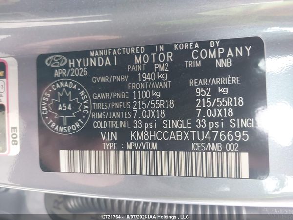 2026 HYUNDAI KONA PREFERRED-TREND — I9
