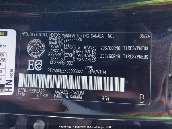 2025 LEXUS NX 250 350 Base — I9