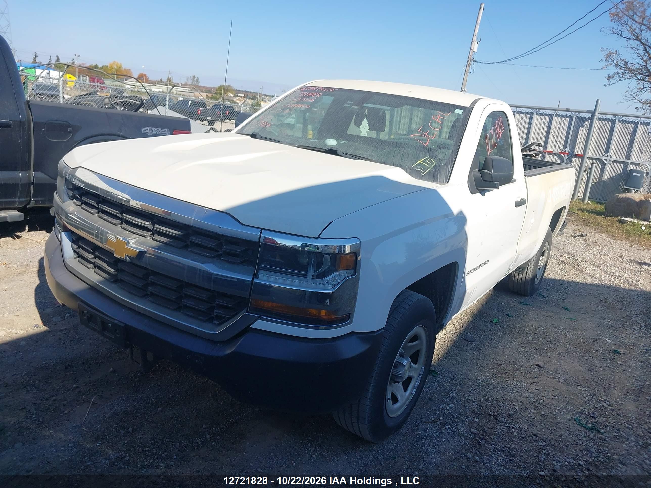 2018 CHEVROLET SILVERADO C1500/C1500 LS — I2