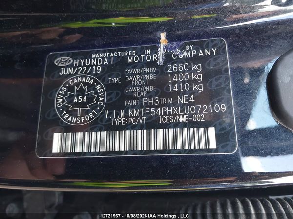 2020 GENESIS G90 — I18