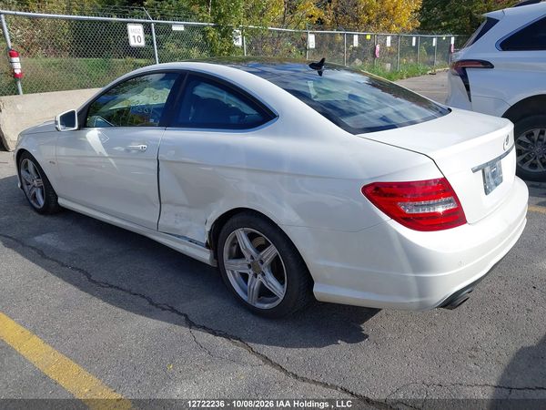 2012 MERCEDES-BENZ C 250 C250 — I3