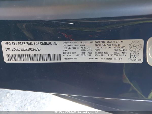 2026 CHRYSLER PACIFICA LIMITED — I9
