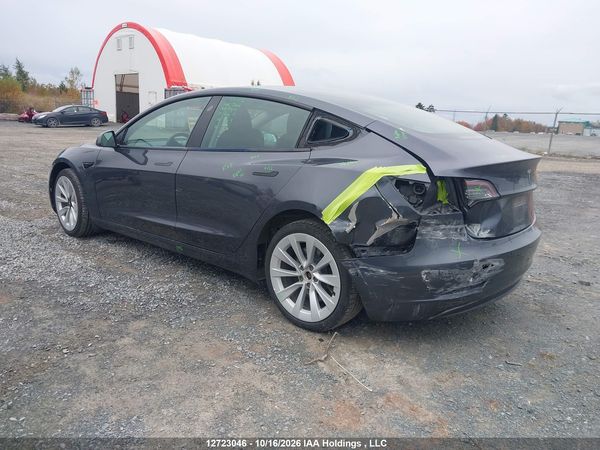 2022 TESLA MODEL 3 RWD/STANDARD RANGE — I3