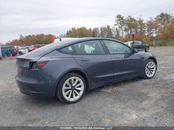 2022 TESLA MODEL 3 RWD/STANDARD RANGE — I4