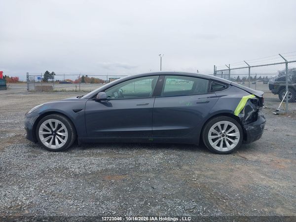 2022 TESLA MODEL 3 RWD/STANDARD RANGE — I15