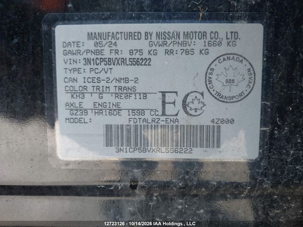 2024 NISSAN KICKS S — I9