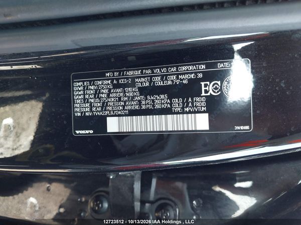 2018 VOLVO XC90 T6 INSCRIPTION — I9