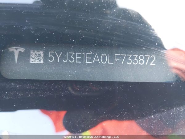 2020 TESLA MODEL 3 — I19