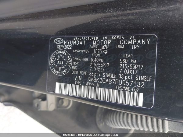 2023 HYUNDAI KONA PREFERRED AWD — I9