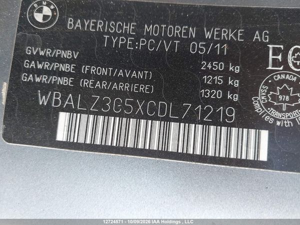 2012 BMW 650 I — I9