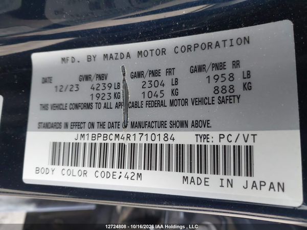 2024 MAZDA MAZDA3 Preferred Package — I18