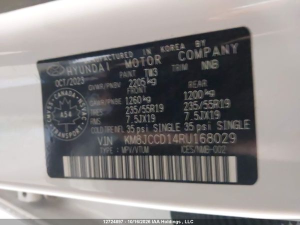 2024 HYUNDAI TUCSON SEL Convenience — I19
