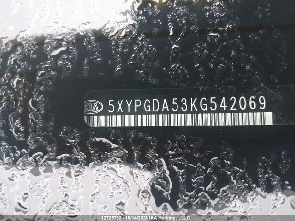 2019 KIA SORENTO 2.4L LX/3.3L LX — I19