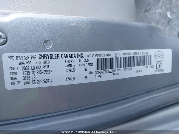 2015 DODGE GRAND CARAVAN CREW — I9