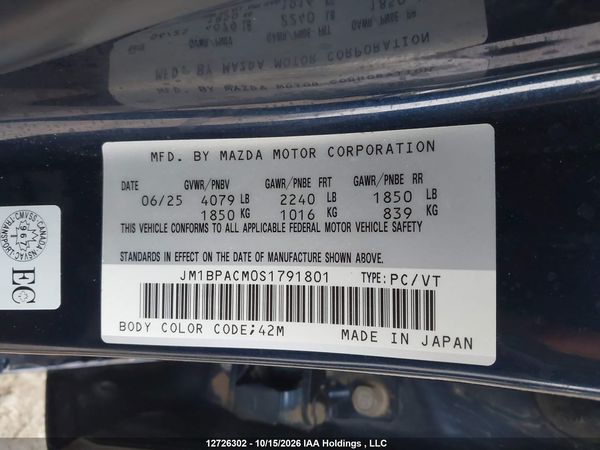 2025 MAZDA 3 PREFERRED — I9