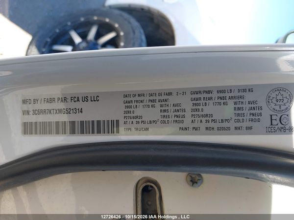 2021 RAM 1500 CLASSIC TRADESMAN — I18