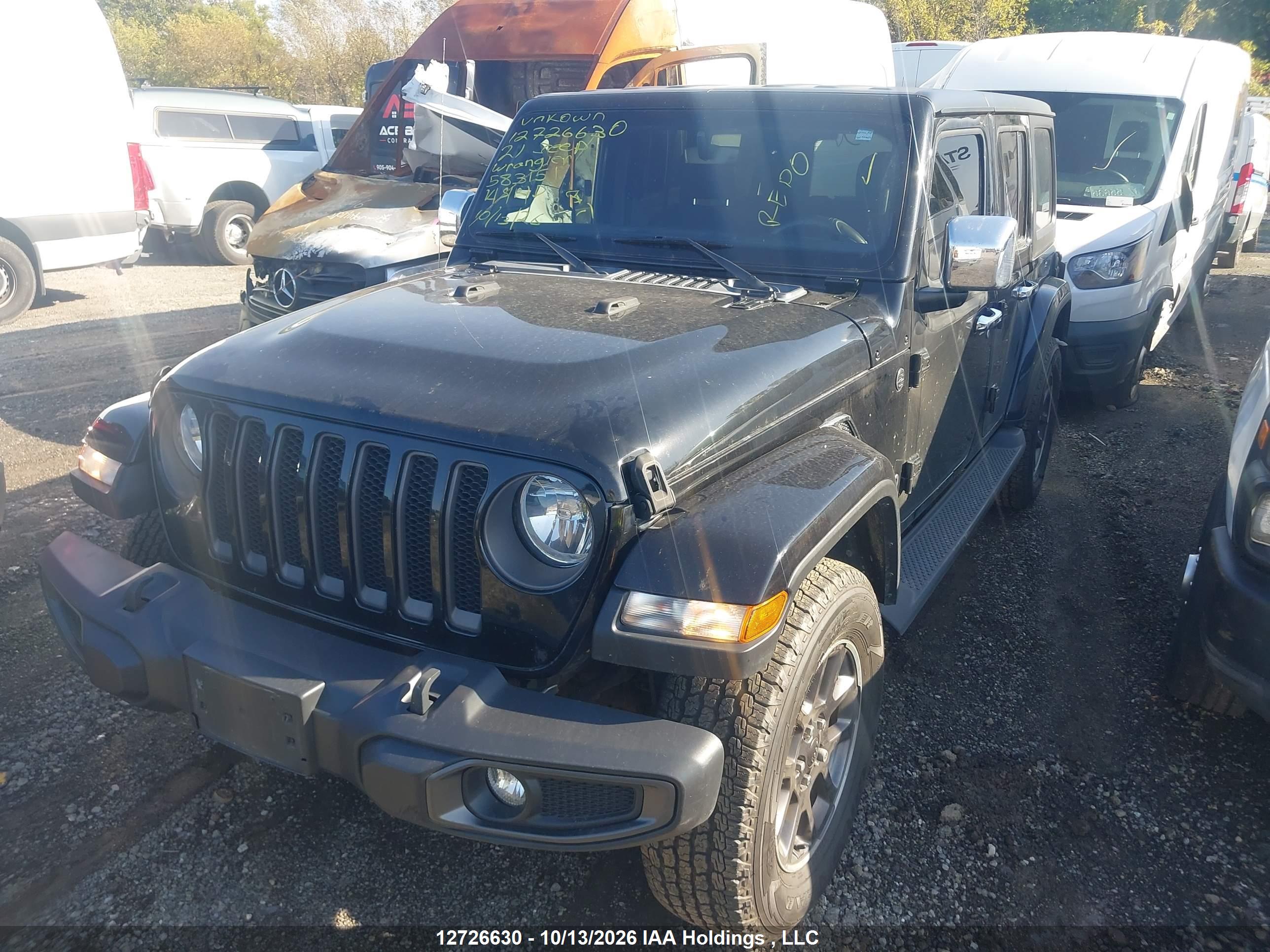 2021 JEEP WRANGLER UNLIMITED SPORT — I2