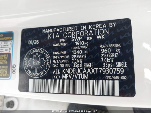 2026 KIA SELTOS S — I9