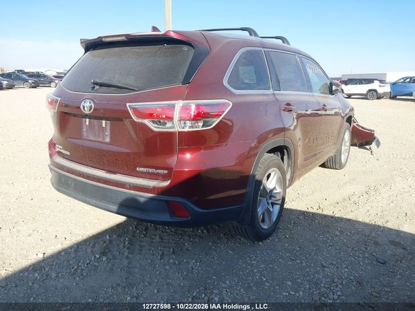 2016 TOYOTA HIGHLANDER LIMITED — I4