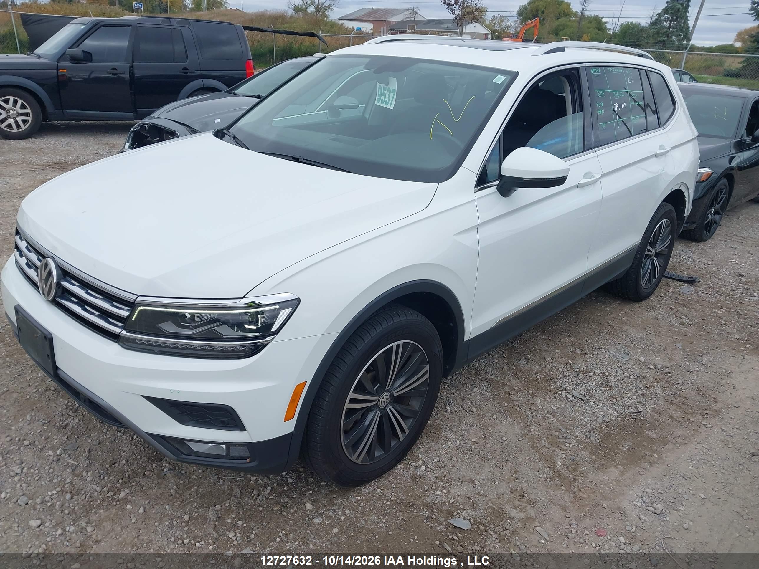 2019 VOLKSWAGEN TIGUAN HIGHLINE — I2