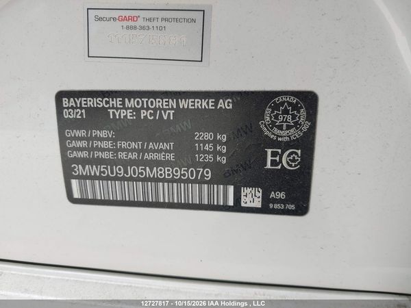 2021 BMW M340XI — I9