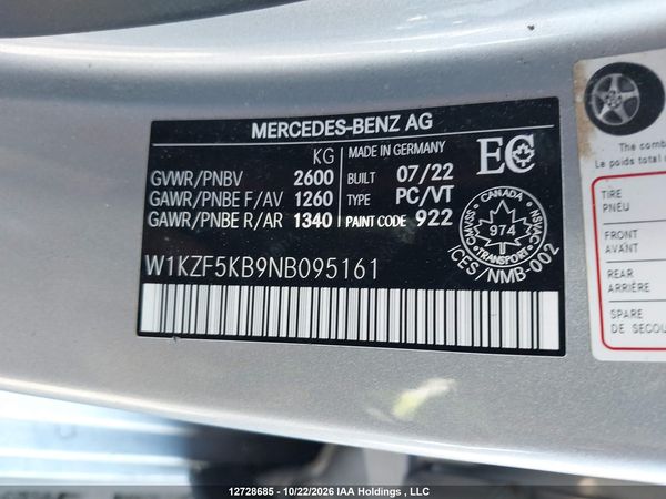 2022 MERCEDES-BENZ E 450 4MATIC — I18