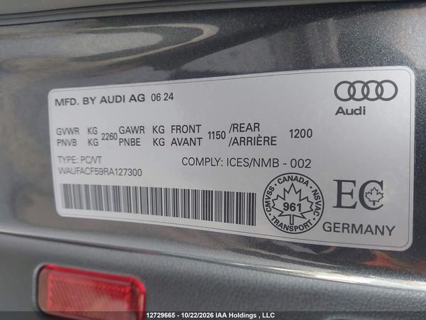 2024 AUDI A5 45 PROGRESSIV — I9