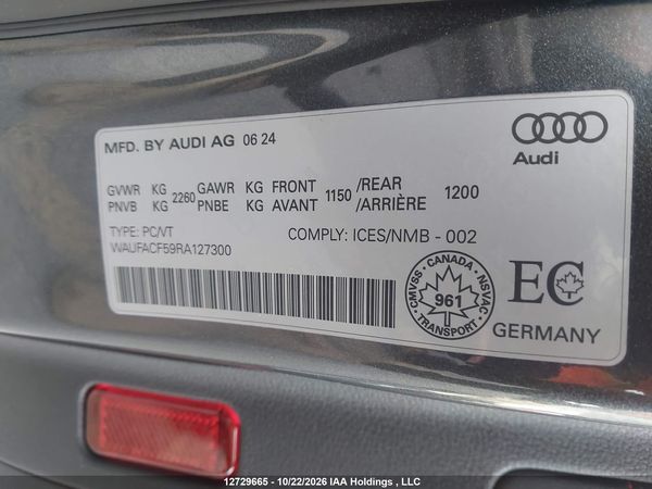 2024 AUDI A5 45 PROGRESSIV — I19