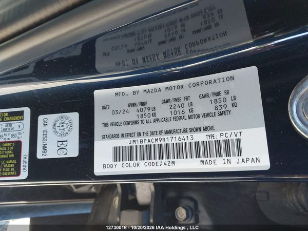 2024 MAZDA MAZDA3 GS — I9