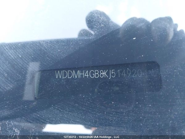 2019 MERCEDES-BENZ B 250 4MATIC SPORTS TOURER — I20
