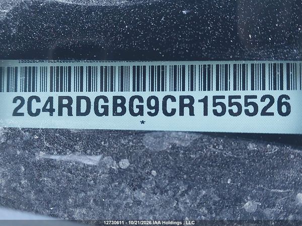 2012 DODGE GRAND CARAVAN SE — I19