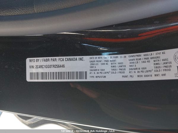 2026 CHRYSLER PACIFICA LIMITED — I18