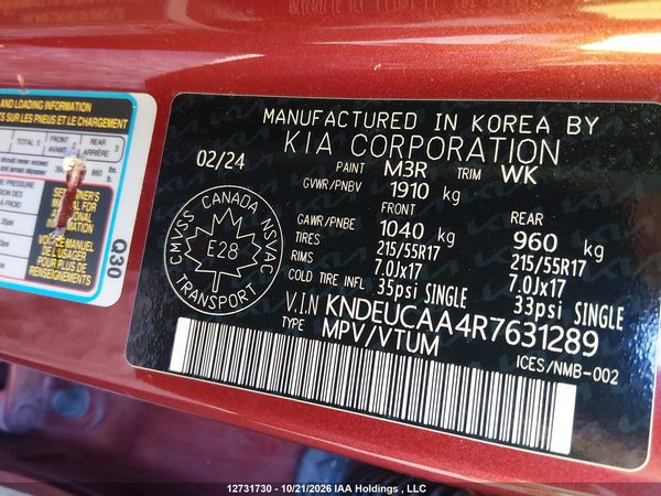 2024 KIA SELTOS S — I9